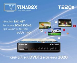 CHIP GIẢI MÃ DVBT2 MỚI NHẤT 2020 VỚI MODELL: VINABOX T220S